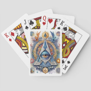 Masonic Set of Poker Cards Spielkarten
