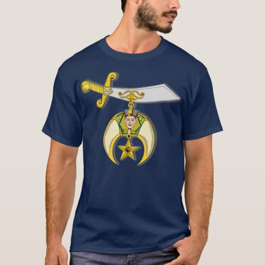 Masonic Shirt Shriners Adelssymbol Prince Hall (Vorderseite)