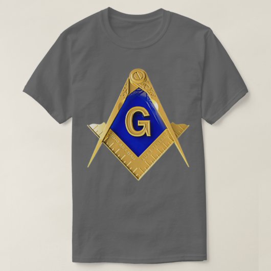 Masonic Shirt Square Compass Freemason Lodge Shirt (Design vorne)