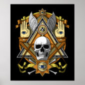 Masonic Skull Poster (Vorne)