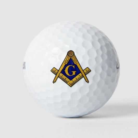 Masonic Square und Compass Golfball (Vorderseite)