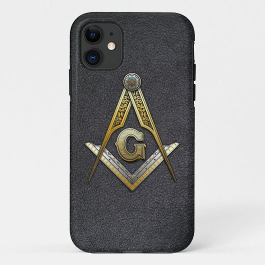Masonic Square und Compasses Case-Mate iPhone Hülle (Rückseite)