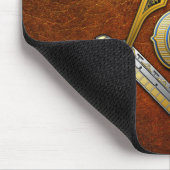 Masonic Square und Compasses Mousepad (Ecke)