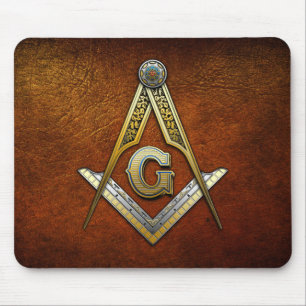 Masonic Square und Compasses Mousepad