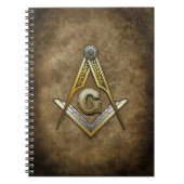 Masonic Square und Compasses Notizblock (Vorderseite)