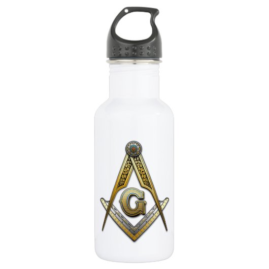 Masonic Square und Compasses Trinkflasche (Vorderseite)