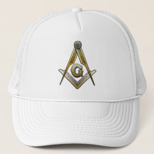 Masonic Square und Compasses Truckerkappe (Vorderseite)