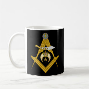 Masonic Square und Kompass Shriners Vater Vatersch Kaffeetasse