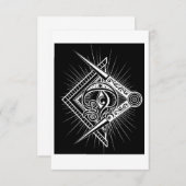 Masonic Style Postkarte (Vorne/Hinten)