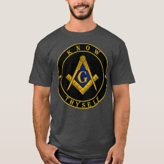 Masonic Symbol Know Thyself Master Mason Lodge T-Shirt