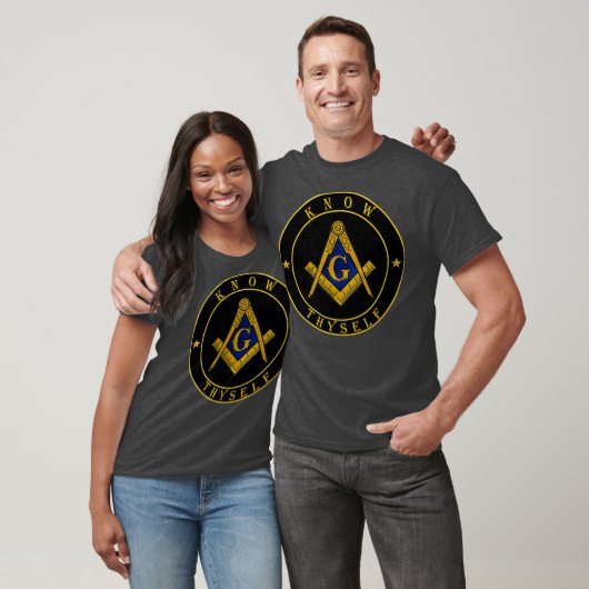 Masonic Symbol Know Thyself Master Mason Lodge T-Shirt (Unisex)