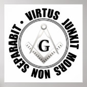 Masonic symbol poster (Vorne)