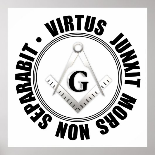 Masonic symbol poster (Vorne)