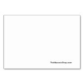 Masonic Table Card Tischnummer (Rückseite)