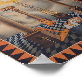 Masonic Tracing Board - Einstieg in den Lehrling Poster (Ecke)