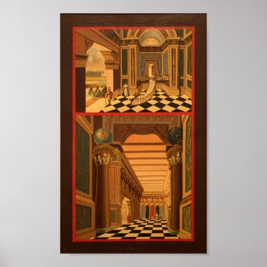 Masonic Tracing Board - Fellow Craft 2 Poster (Vorne)