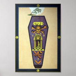 Masonic Tracing Board - Master Mason Poster