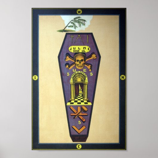Masonic Tracing Board - Master Mason Poster (Vorne)