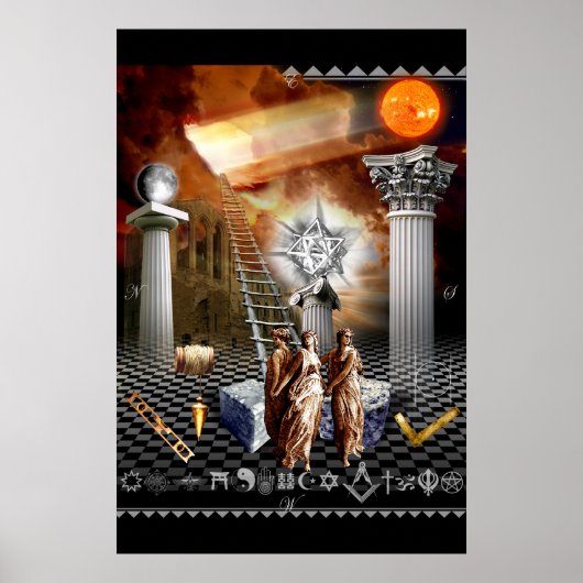 Masonic Tracing Board Poster (Vorne)