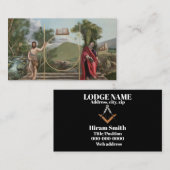 Masonic-Visitenkarte Visitenkarte (Vorne/Hinten)