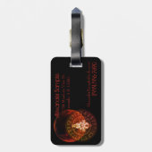 Masonic Warrior Gepäckanhänger (Rückseite vertikal)