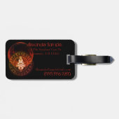 Masonic Warrior Gepäckanhänger (Rückseite horizontal)