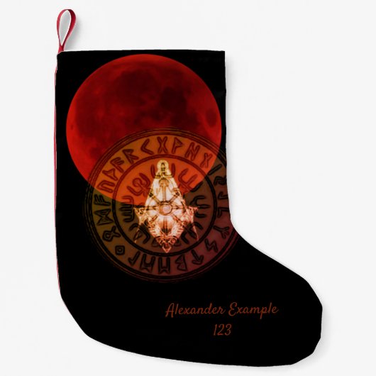 Masonic Warrior Kleiner Weihnachtsstrumpf (Vorderseite)