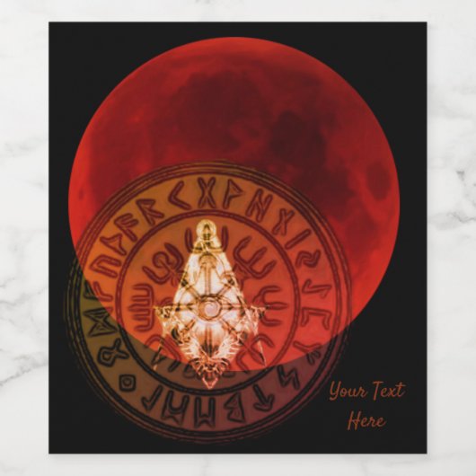 Masonic Warrior Weinetikett (Einzelnes Label)