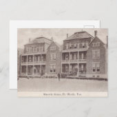 Masonic Zuhause, Fort Worth, TX Postkarte (Vorne/Hinten)