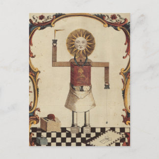 Masonische Kunst Postkarte