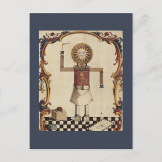 Masonische Kunst Postkarte
