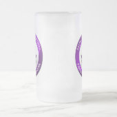 Masonische Mattierte Tasse Lila (Mittel)