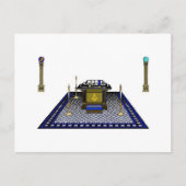 Masonische Postkarte (Vorderseite)