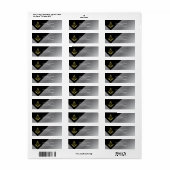 Masonische Rücksendeadressen-Aufkleber (Vorne)