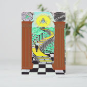 Masonische Shriners Einladung (Stehend Vorderseite)