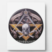 Masonische Tugend Fotoplatte (Vorderseite)