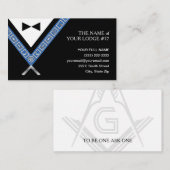 Masonische Visitenkarten | Jewels Visitenkarte (Vorne/Hinten)