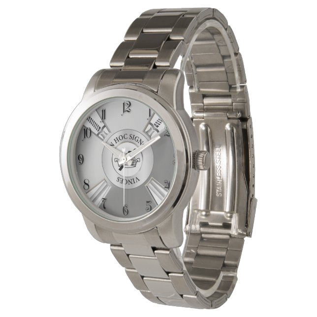 Masonisches Kreuz Armbanduhr (Schrägansicht)