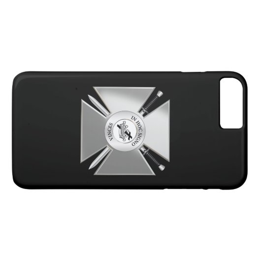 Masonisches Kreuz Case-Mate iPhone Hülle (Rückseite (Horizontal))