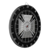 Masonisches Kreuz Dartscheibe (Vorderseite Links)