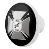 Masonisches Kreuz Keramikknauf (Rechts)