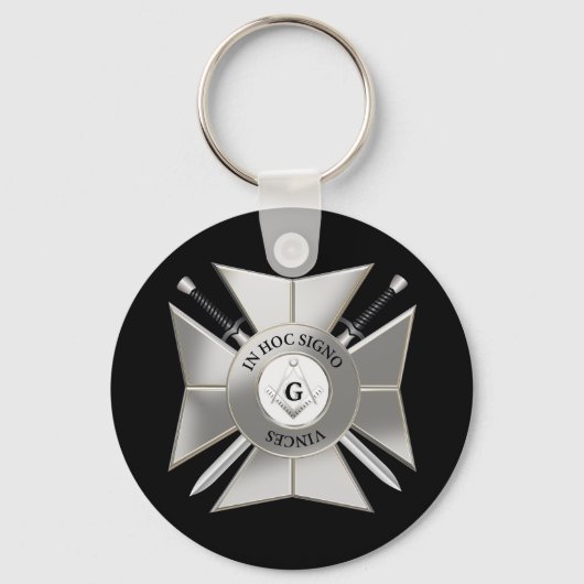 Masonisches Kreuz Schlüsselanhänger (Vorderseite)