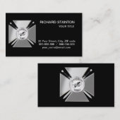 Masonisches Kreuz Visitenkarte (Vorne/Hinten)