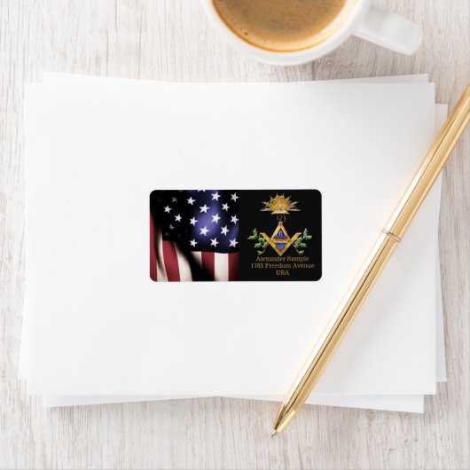 Masonisches Leben Adressaufkleber (Insitu)