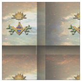 Masonisches Leben (Kosmos) Stoff (Nahaufnahme)