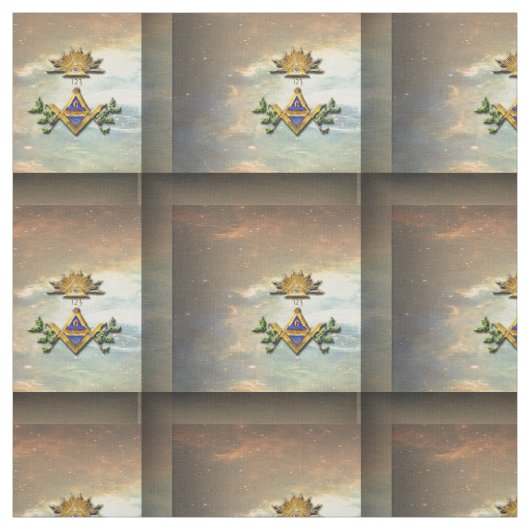 Masonisches Leben (Kosmos) Stoff (Muster)