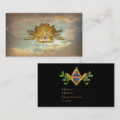 Masonisches Leben (Kosmos) Visitenkarte (Vorne/Hinten)