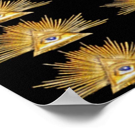 Masonisches Leben Poster (Ecke)