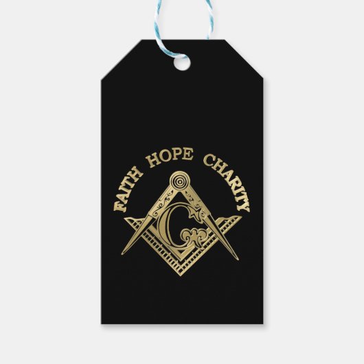 Masonisches Symbol Geschenkanhänger (Vorderseite)