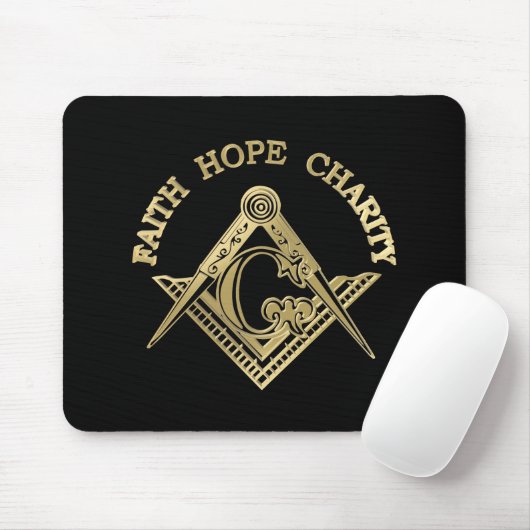 Masonisches Symbol Mousepad (Mit Mouse)